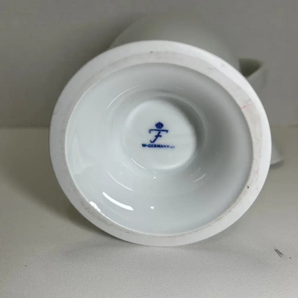 Vtg Furstenberg Porcelain White Tall 10